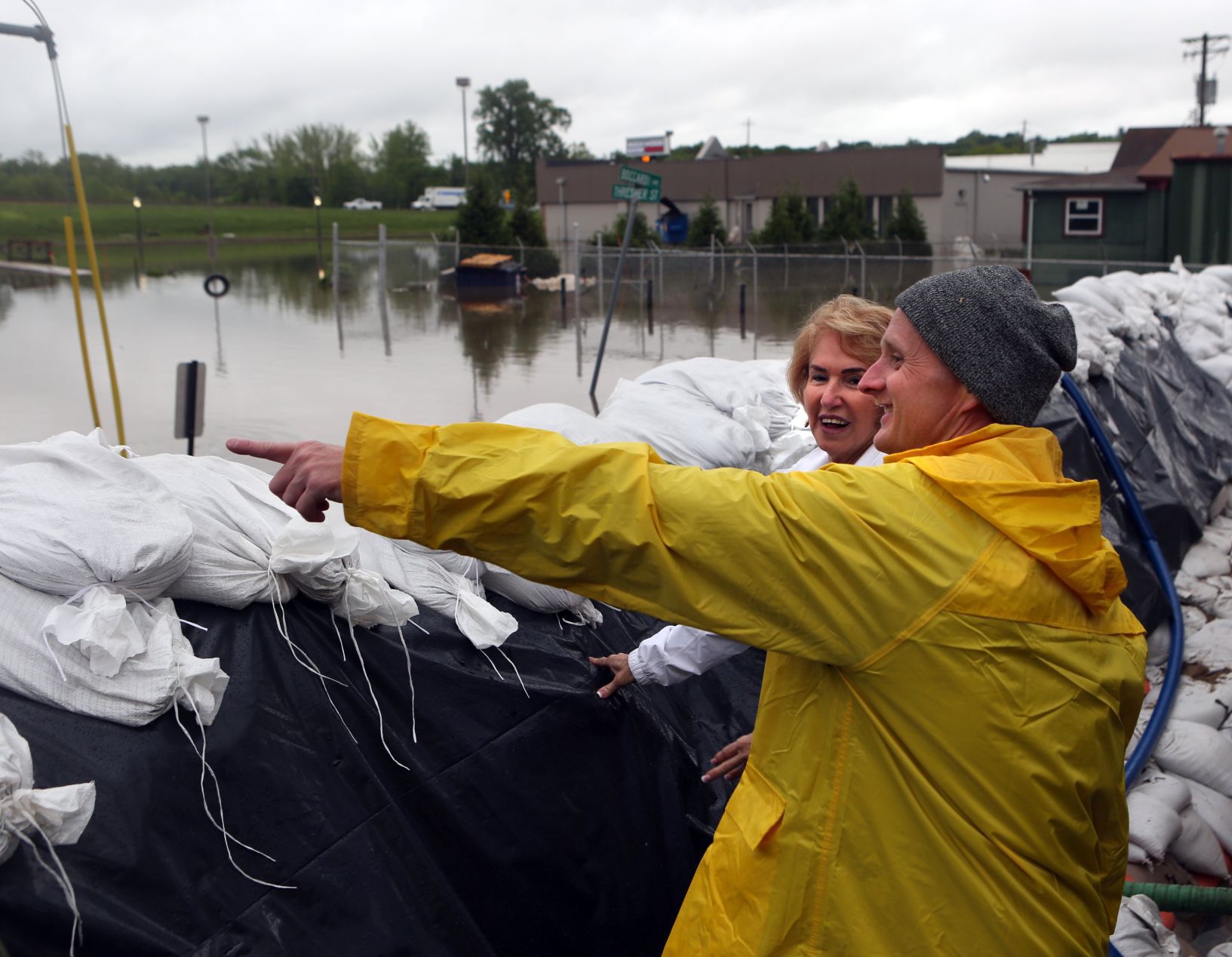 Flood waters rescinding quickly in Eureka